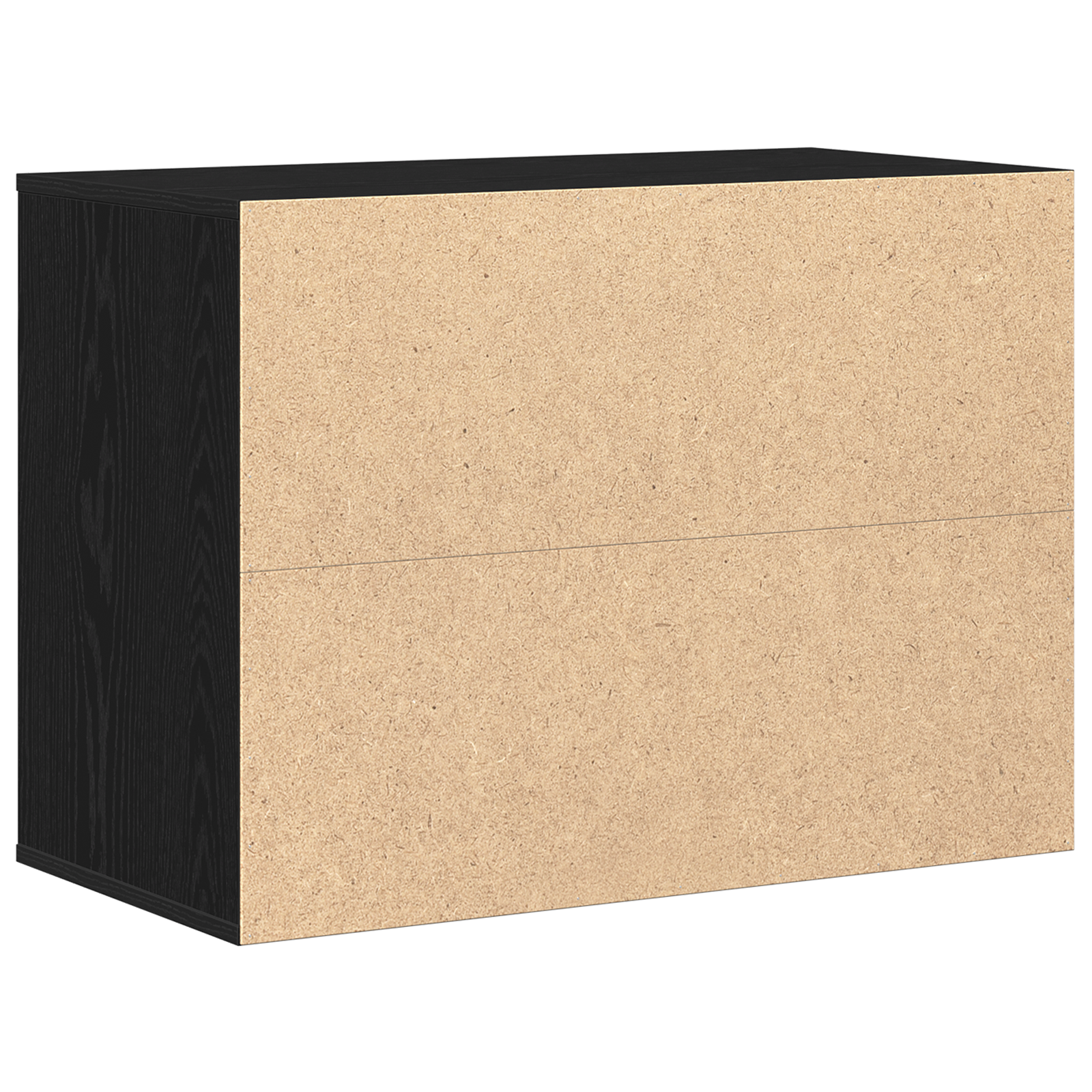 Ormar s ladicama Crna 80 x 41 x 58 cm Konstruirano drvo
