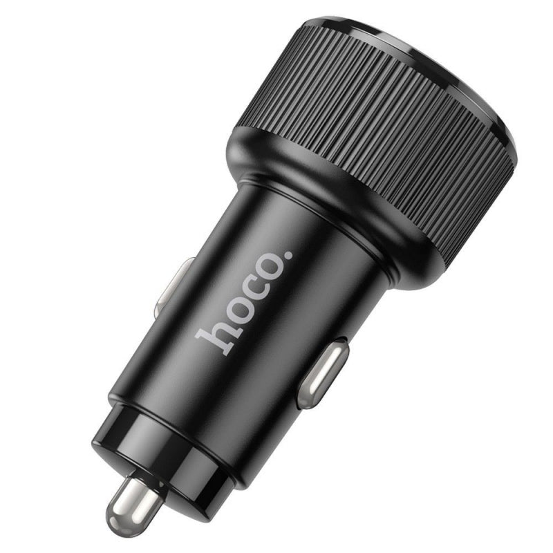 Nabíječka do auta Hoco NZ14B 50W 3A 2 x USB-C černá