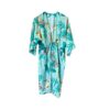 Kaftan Leaf Print Fuxia