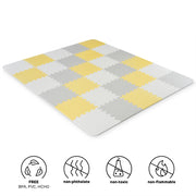 Kinderkraft puzzle LUNO, žute