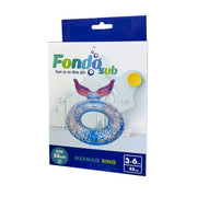 Kolut za plivanje Sirena s repom 50 cm – sa šljokicama