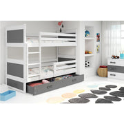 Krevet BMS Rico na kat + ladica 200x90 cm, BIA grafit