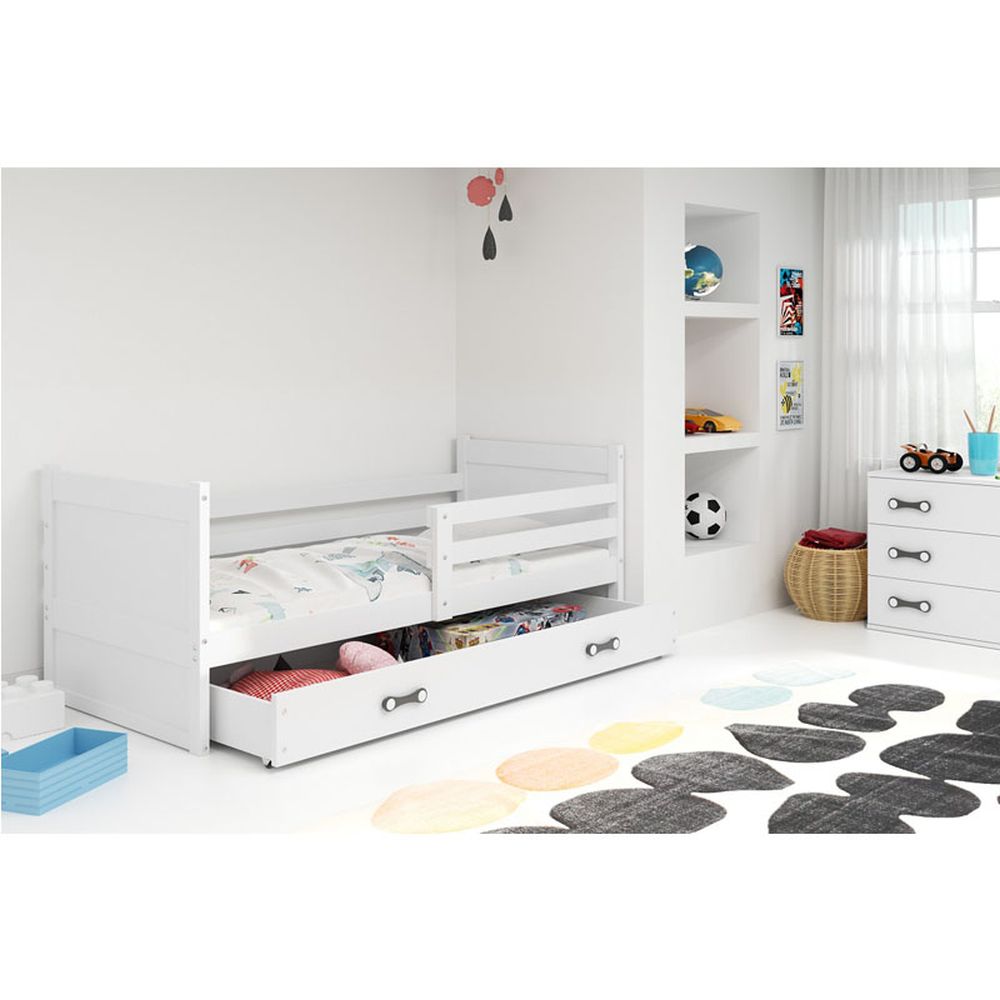 Krevet BMS Rico + ladica 200x90 cm, BIA bijela
