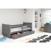 Krevet BMS Rico + ladica 200x90 cm, GRF grafit