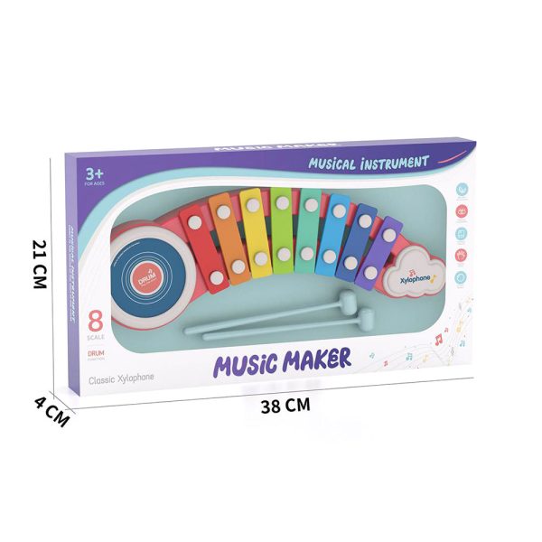 Ksilofon Music Maker Crvena