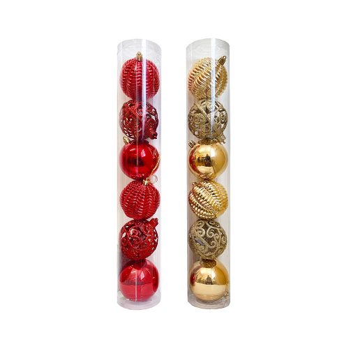 Vrh za bor, crveni ili zlatni, visine 28 centimetara Zlatna