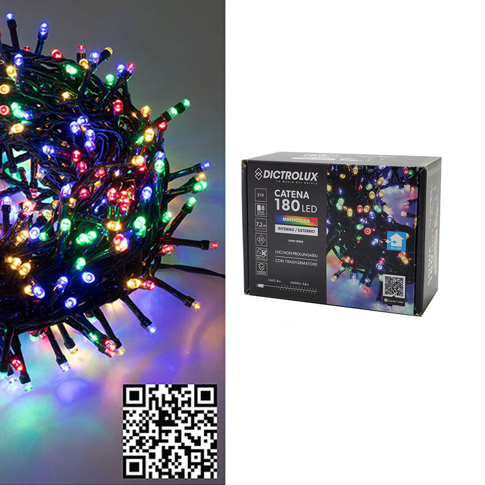 Lampice LED 180 Multicolor