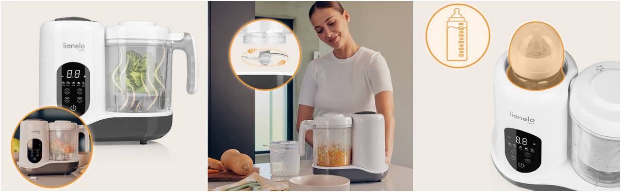 Lionelo BabyMenu Cooker 5u1 uređaj za pripremu hrane