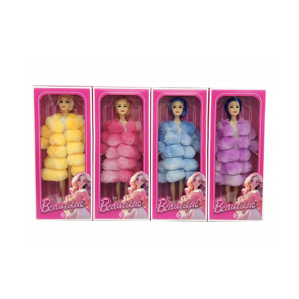 Lutka u bundi – Beautiful Doll (4 boje) Plava