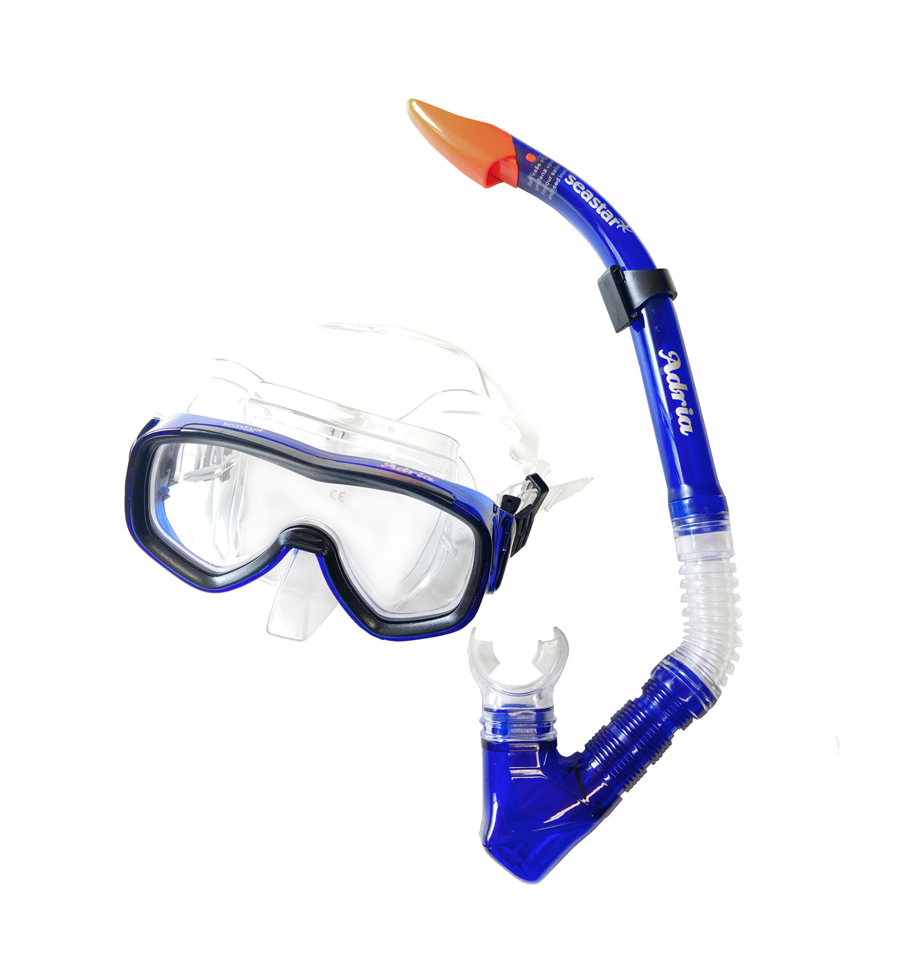 Maska s disalicom Helios – PVC set za ronjenje za odrasle Svijetlo Plava