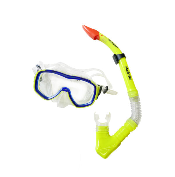 Komplet maska i disalica za ronjenje Adria Senior Žuta