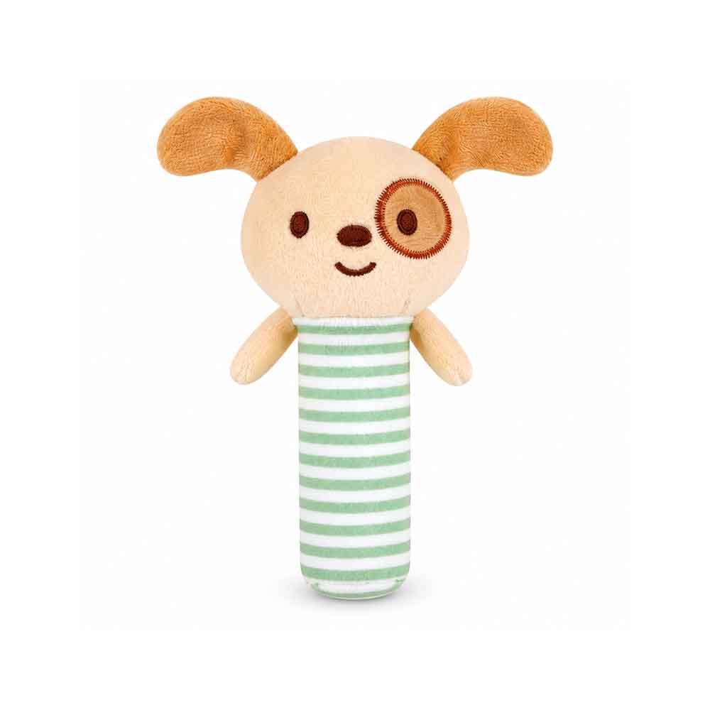 Mekana zvečka za bebe Zeko/Pas 18 cm – 2 modela Model 01