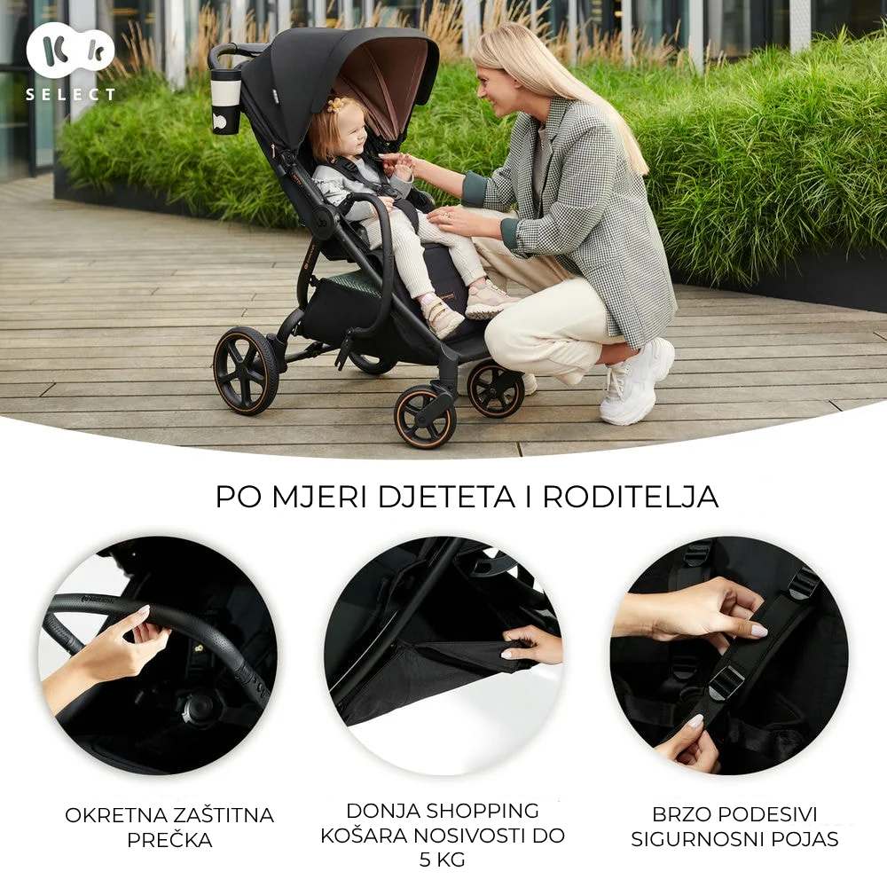 Kinderkraft sportska kolica Mitzy, Jade Green