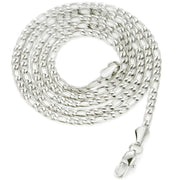 Muška ogrlica NO-34273 - Srebrna / 60cm KP34273