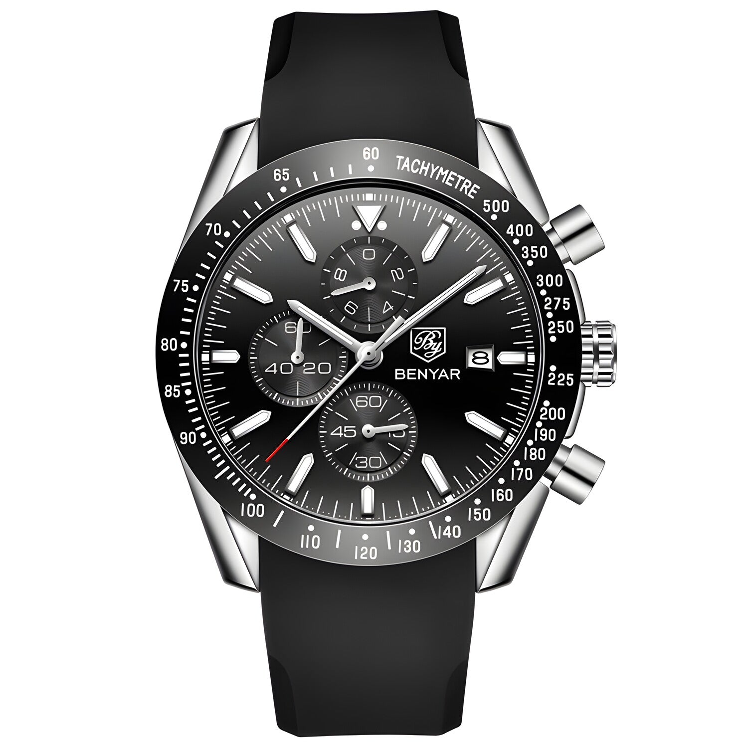 Sat BENYAR OG-14672 - Crna / Srebrna KP14672