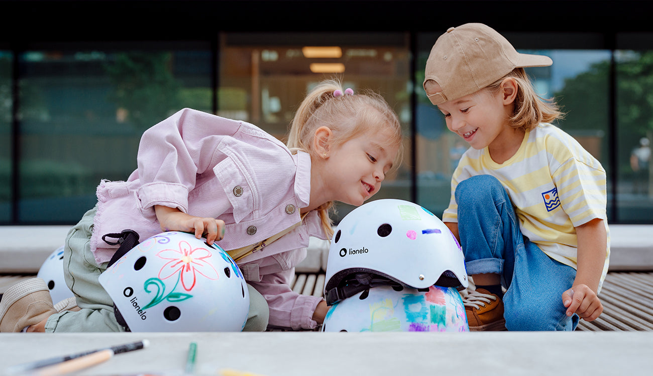 Lionelo kaciga Helmet, White