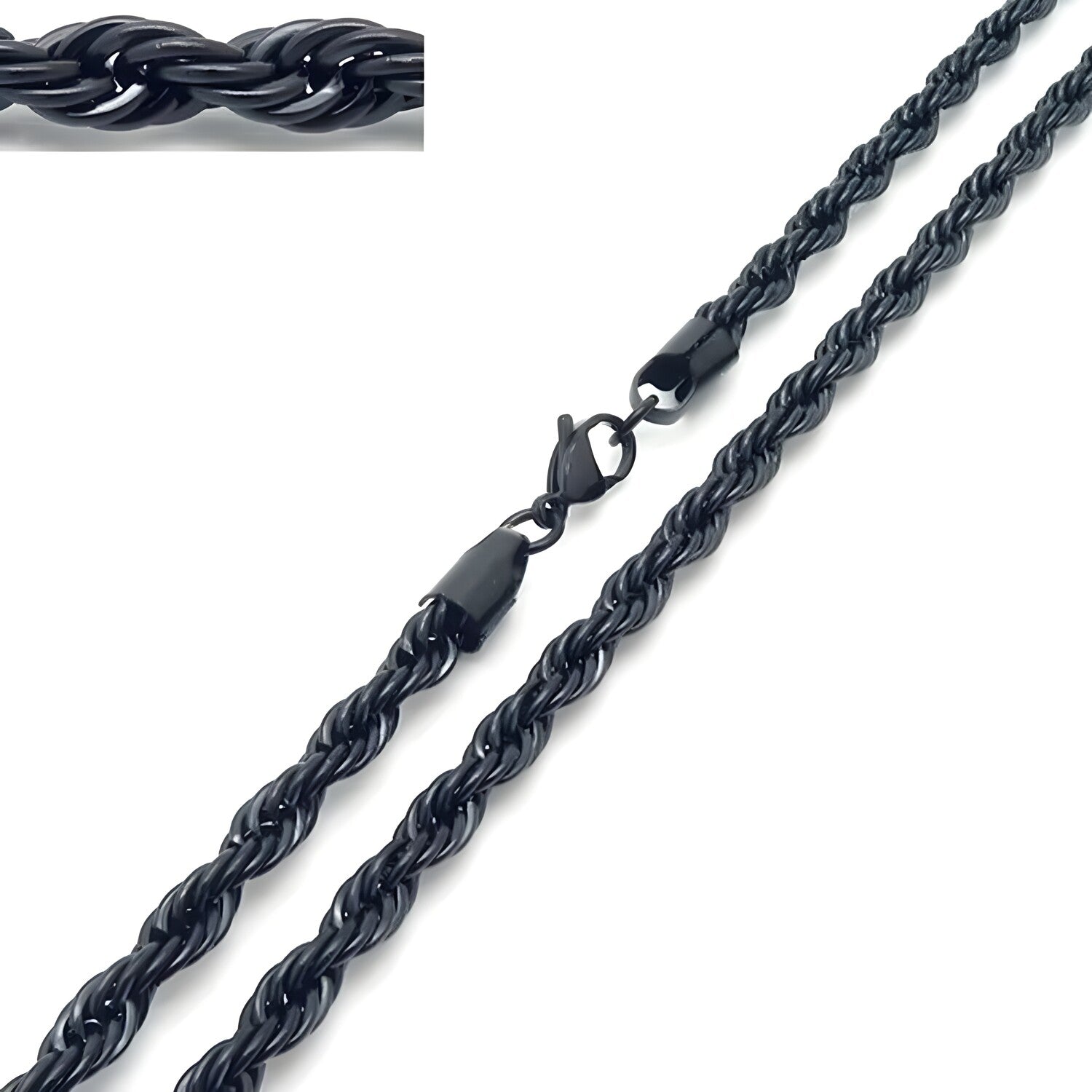 Muška Ogrlica - Crna / 50cm / 2mm KP34712