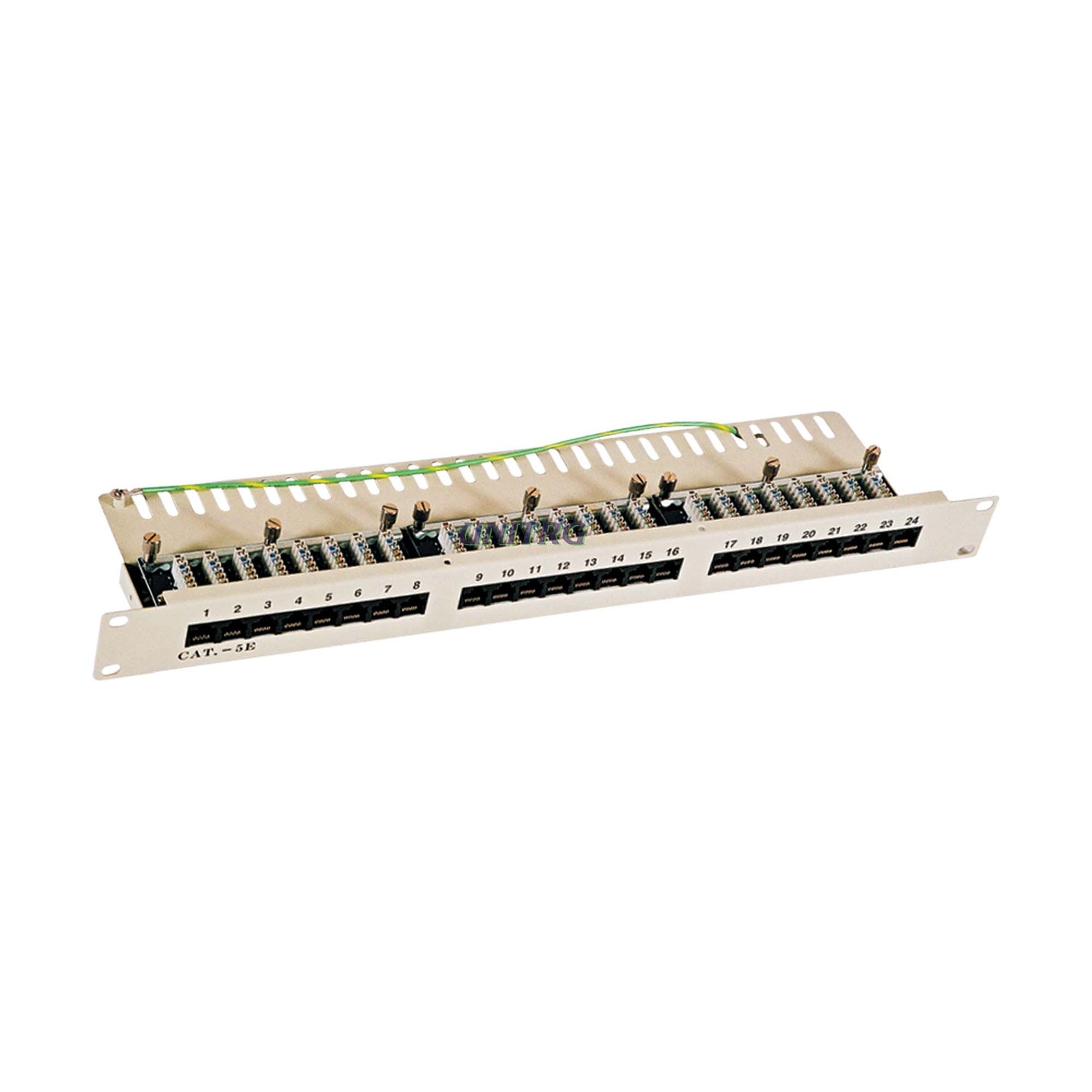 Patch panel H 24port 1U Cat5e 19"