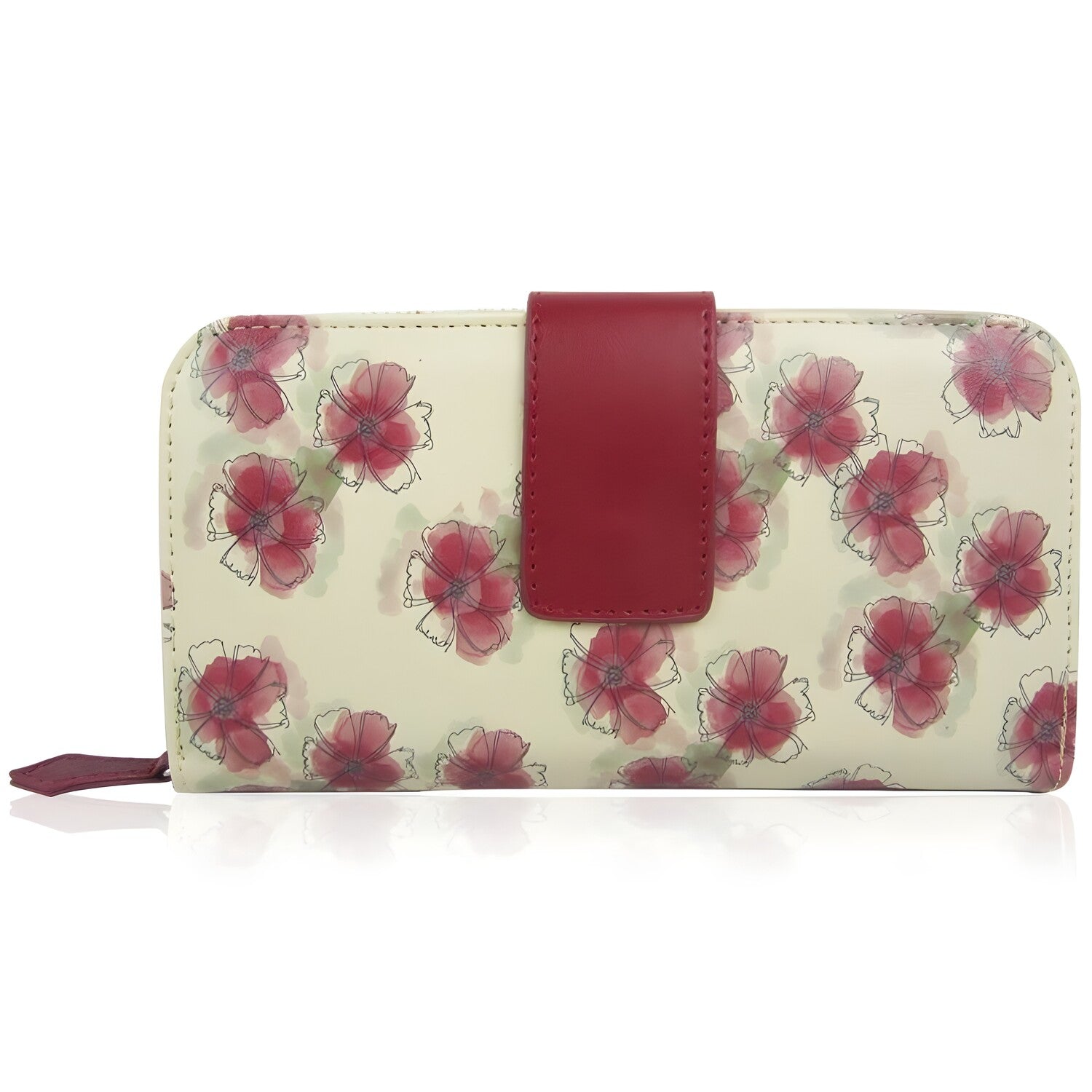 Novčanik LA-6407 - Bijela / Bordo KP6407