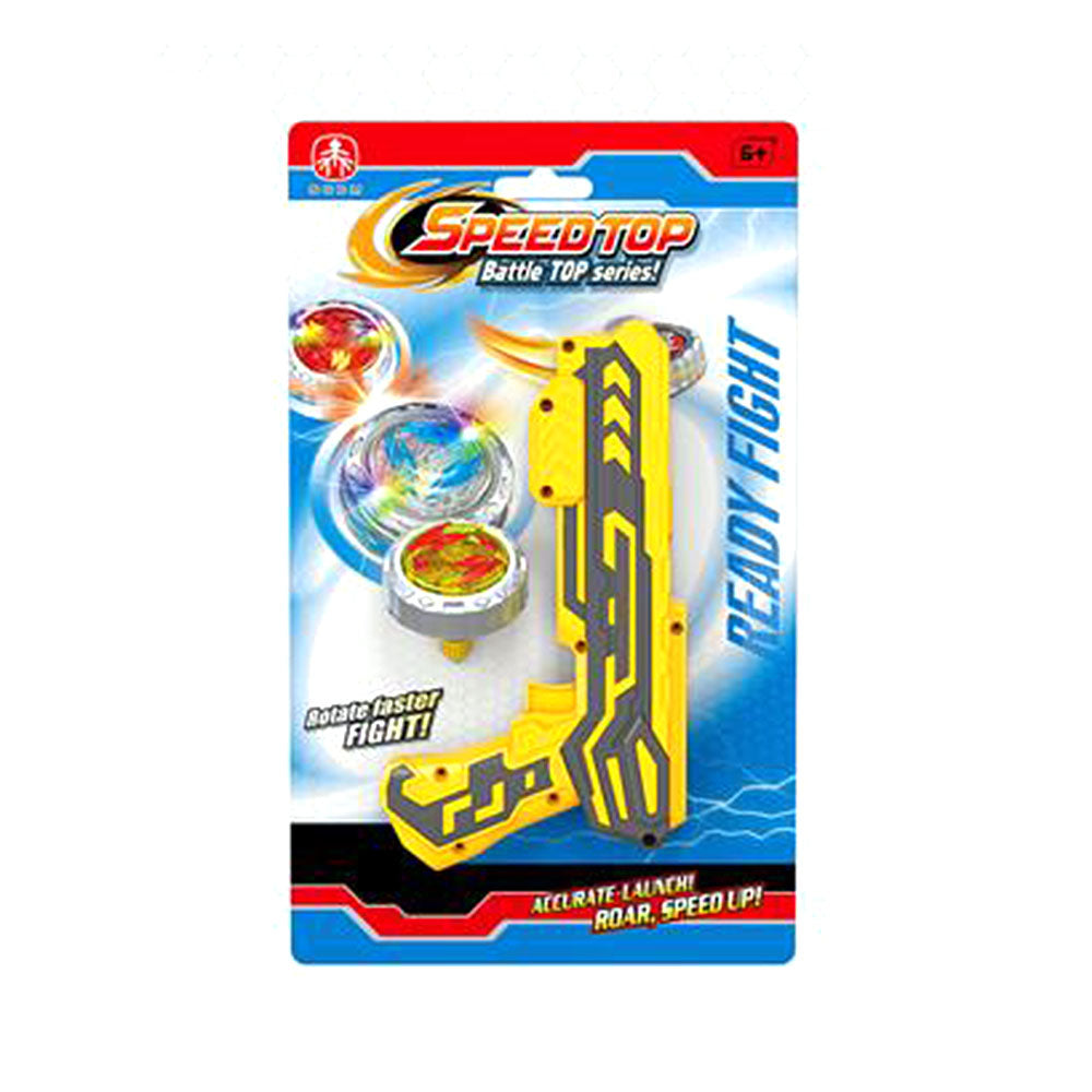 Pištolj sa zvrkom Speed Top – Battle TOP set Žuta