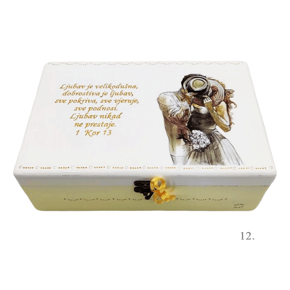 Personalizirane škatle spominov za poroko in obletnico poroke – Pismo ljubezni! - 12. - 154193