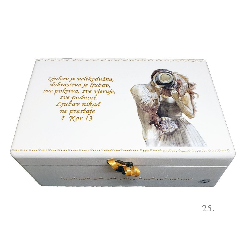 Personalizirane škatle spominov za poroko in obletnico poroke – sporočilo ljubezni! - 25. - 154165
