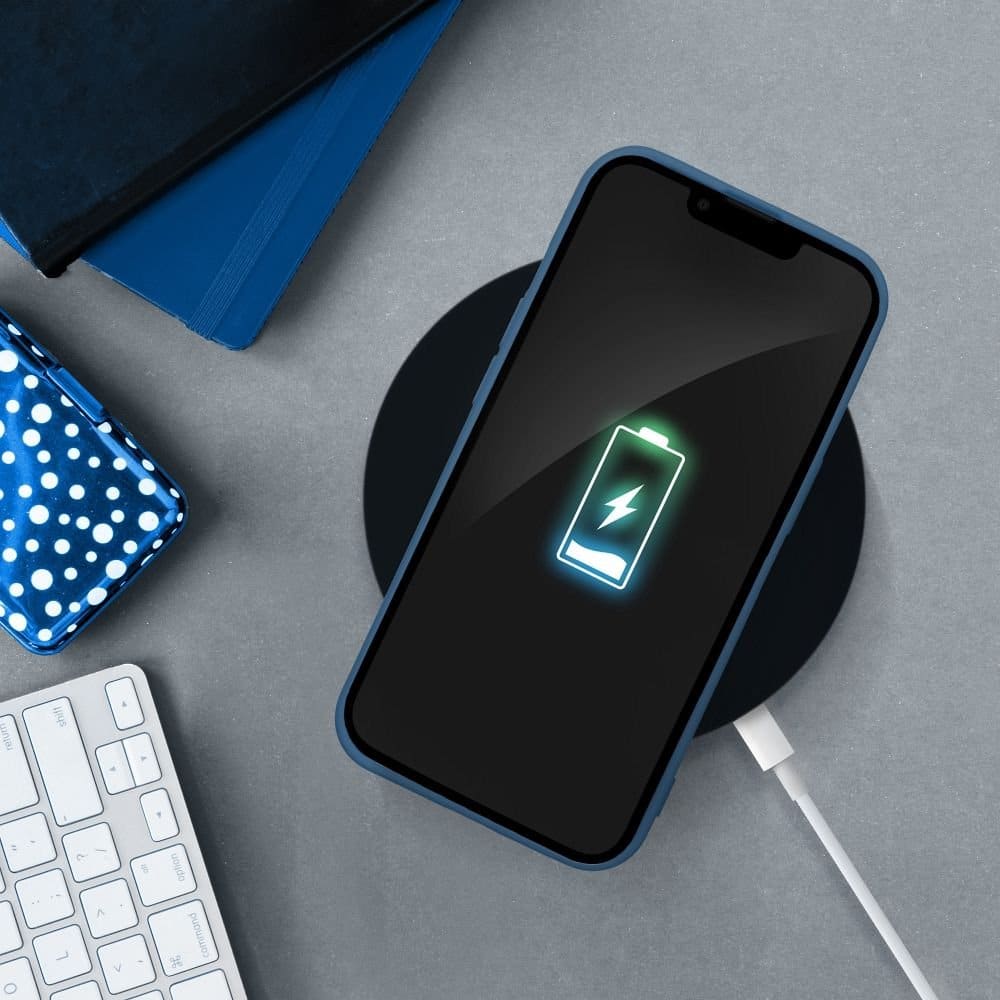 Forcell SILICONE LITE pouzdro pro XIAOMI Mi 11 Lite 5G / Mi 11 Lite LTE ( 4G ) tmavě modré