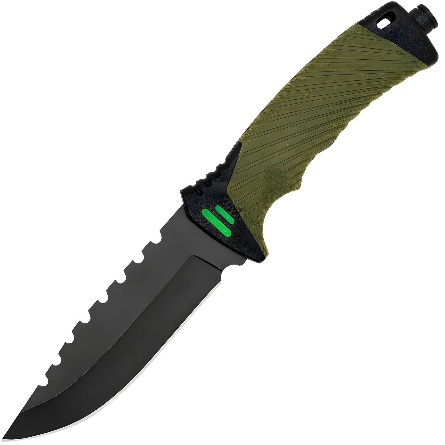 Taktički vanjski nož KT-39372 - Zelena / Crna KP39372