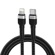 Kabel za punjenje Wozinsky WNBCL2 USB - C / Lightning PD 30W - Crna / 2m KP41459