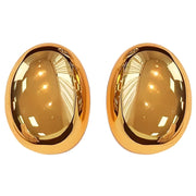 Naušnice Retro Oval - Zlatna KP29333