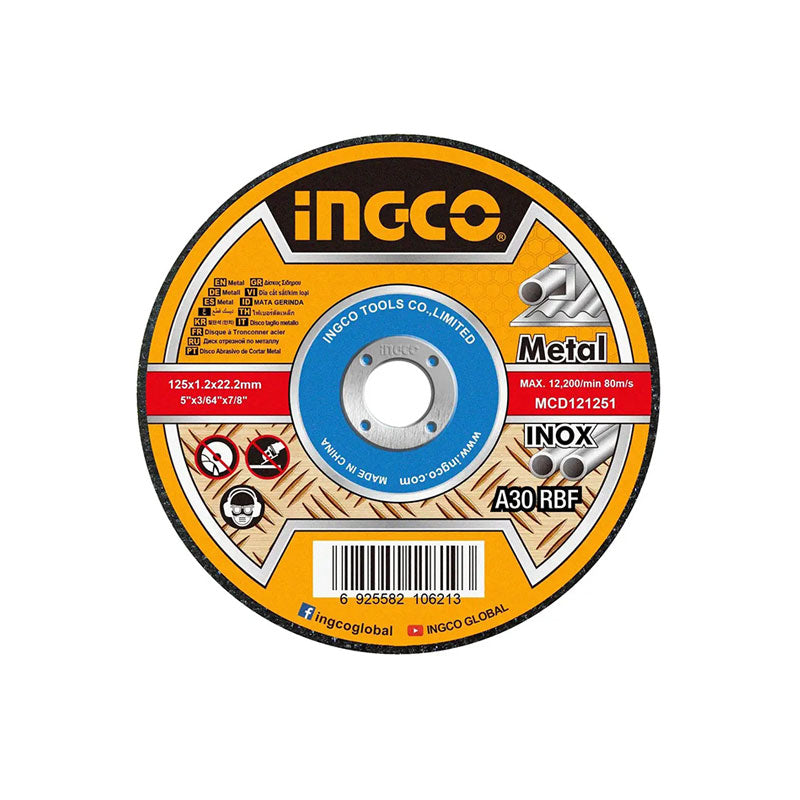 Rezna ploča za metal 125x1.2 - MCD121251 INGCO 25/1