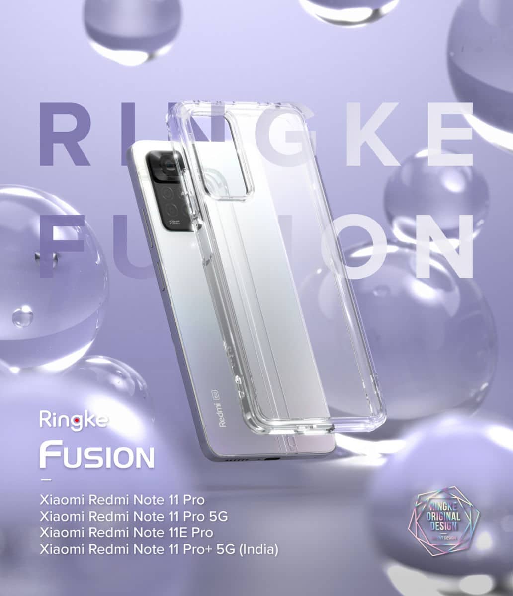 Ringke - Fusion maska za Xiaomi Redmi Note 11 Pro 4G / Note 11 Pro 5G / 12 PRO 4G / LTE - Clear