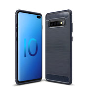 Futrola Carbon Shield TPU za Samsung Galaxy S10 - Crna KP9501