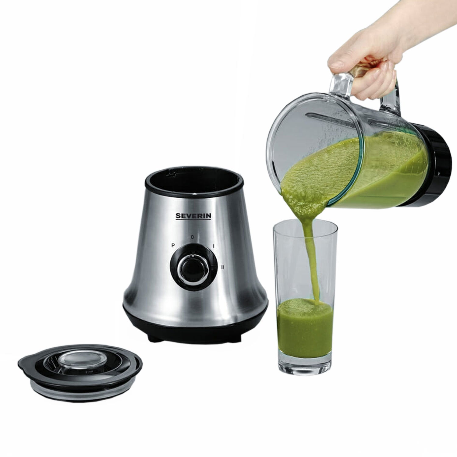 Severin multipraktik + smoothiemaker Inox-črn, SM 3737