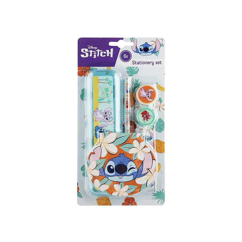 Školski set Disney 6 dijelova – Frozen, Stitch i Spidey Stitch
