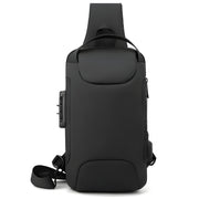 Torba za rame s USB punjenjem protiv krađe TO-25613 - Crna KP25613