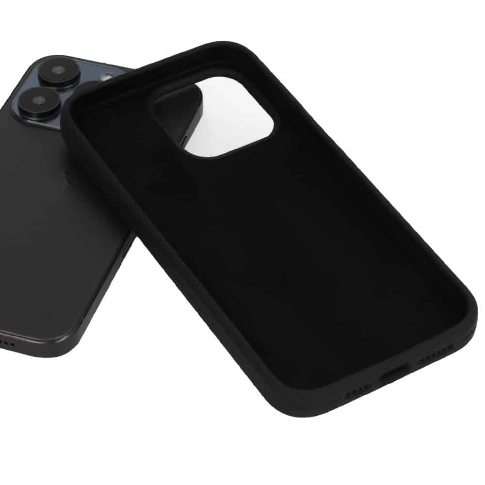 SILIKONOVÉ LITÉ POUZDRO PRO IPHONE 14 PRO ČERNÉ