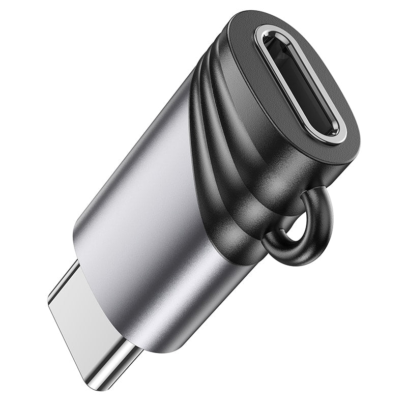 BOROFONE ADAPTER BV20 - LIGHTNING ŽENSKI NA TIP C MOŠKI - ČRNI