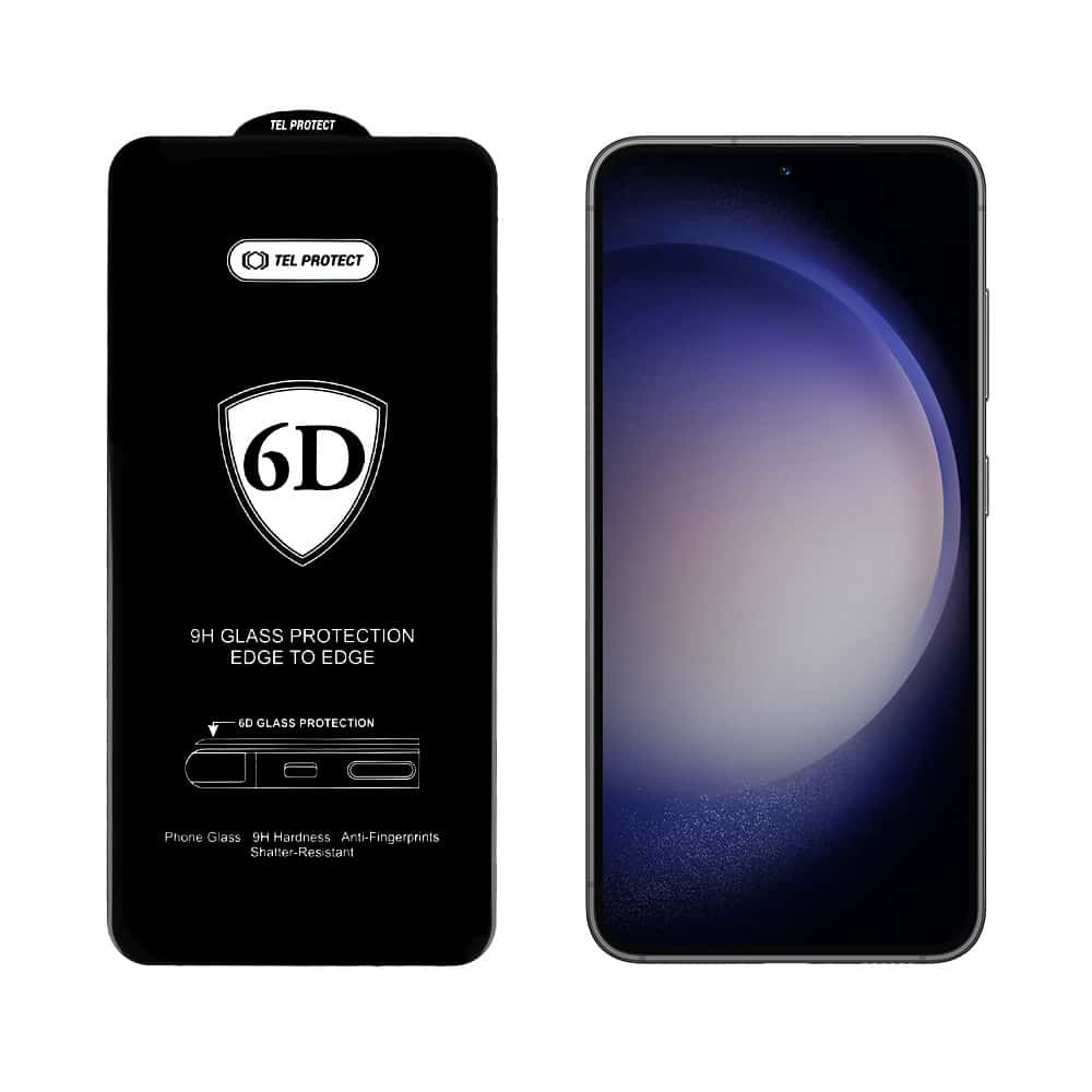 FULL GLUE 6D KALJENO STAKLO ZA SAMSUNG GALAXY S24 PLUS BLACK (SA OTKLJUČAVANJEM OTISKOM PRSTIJU)