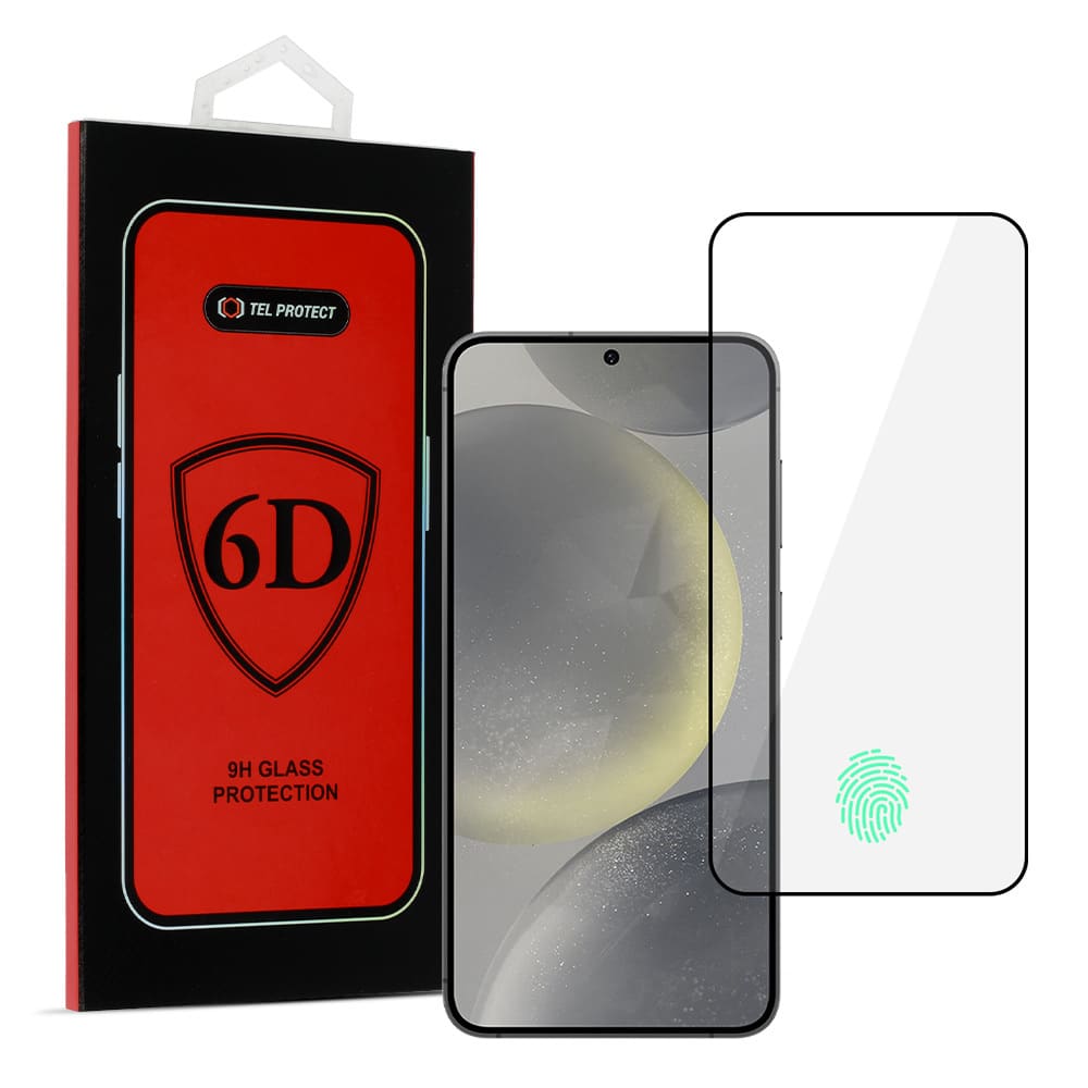 FULL GLUE 6D KALJENO STAKLO ZA SAMSUNG GALAXY S24 PLUS BLACK (SA OTKLJUČAVANJEM OTISKOM PRSTIJU)