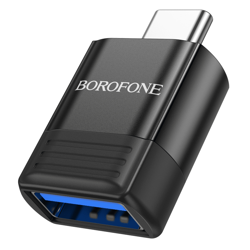 Borofone adaptér OTG BV18 - Type C na USB - černý