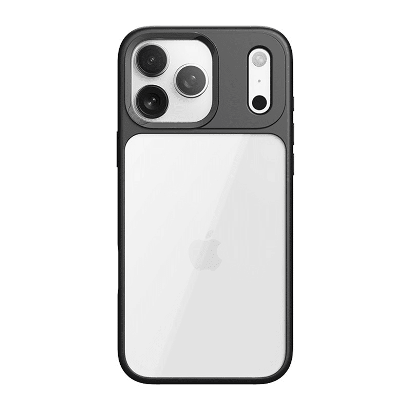 Rock Guard Lens Protection Series maskica za iPhone 17 Pro prozirno-crna
