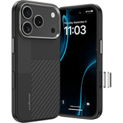 Benks Montage Magnetic Armor Pro Kevlar maska ​​s metalnim okvirom 600D+1500D (MA69) za iPhone 17 Pro crna (gumb za upravljanje kamerom)