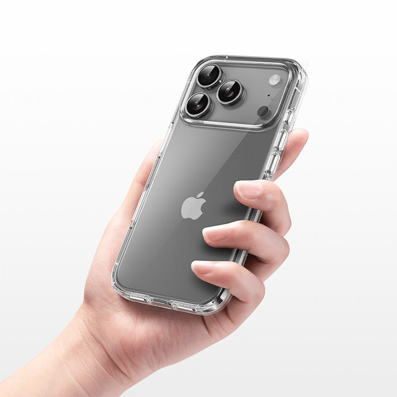 Prozirna maskica Rock Crystal Shield serije za iPhone 17 Pro