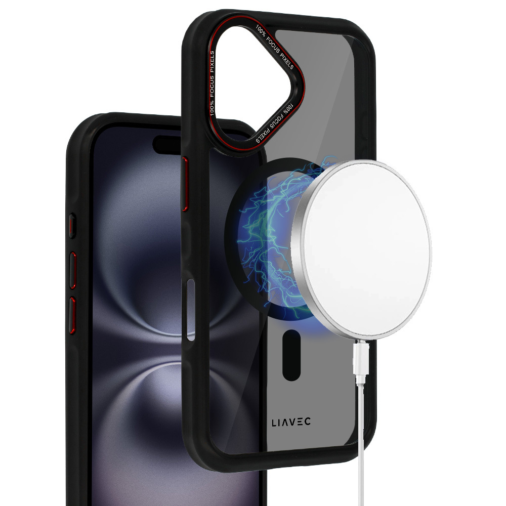 Kryt Liavec Hybrid Smoke Magsafe pro iPhone 16