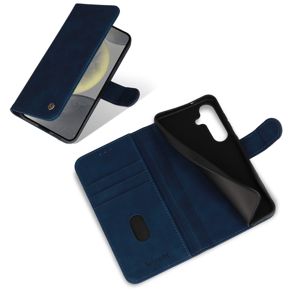 Pouzdro Wonder Fancy pro Samsung Galaxy A35 5G tmavě modré