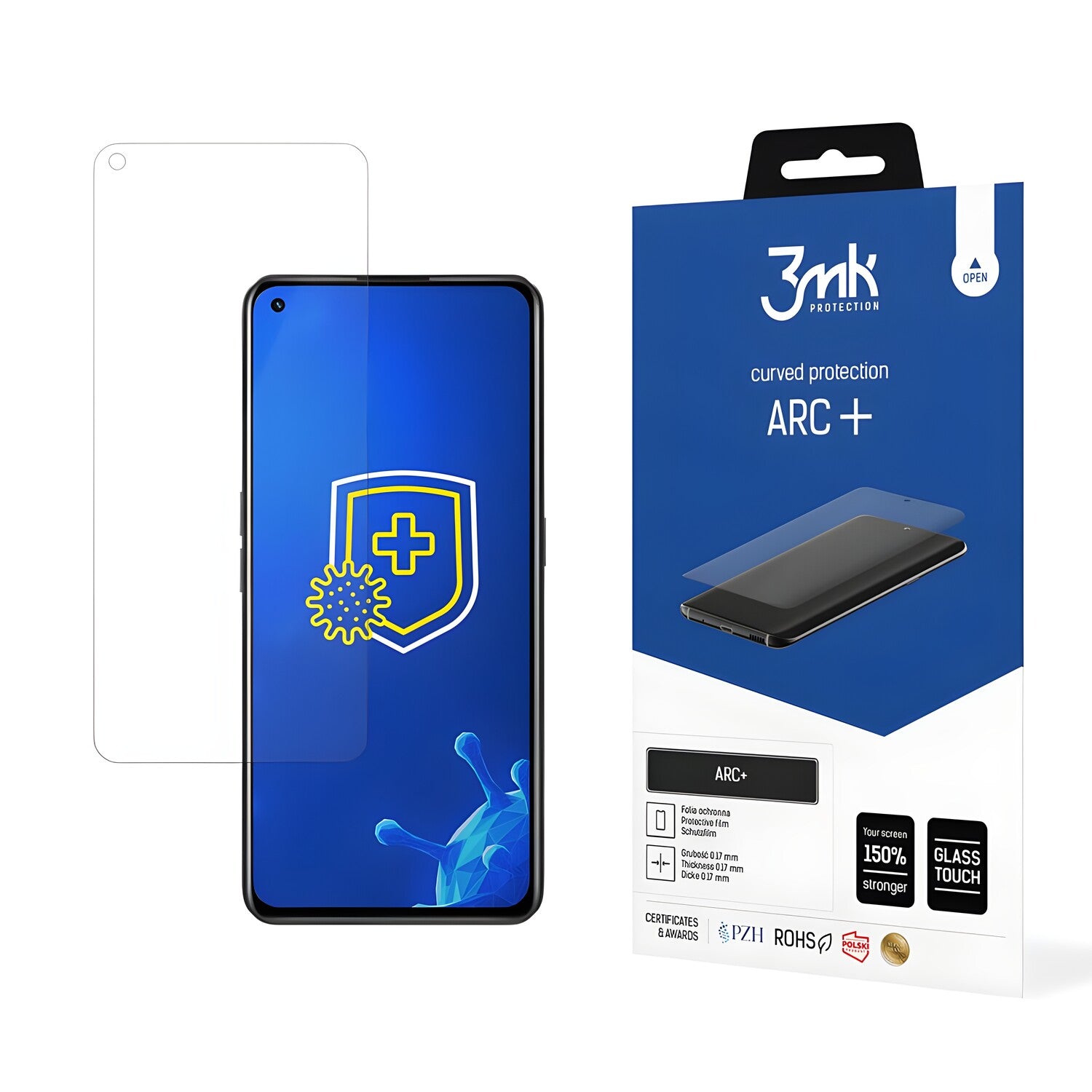 3mk Arc+ zaštitna folija za Honor Magic8 Pro - Prozirna KP39643