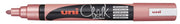 Marker Uni pwe-5m kreda metallic rdeč