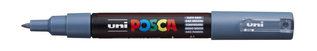 Marker Uni pc-1m Posca kamnito siva