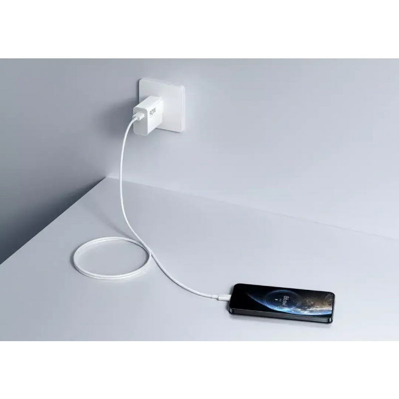 Nástěnná nabíječka Xiaomi HyperCharge Combo 90W 6.1A 1 x USB-A s kabelem USB-C bílá